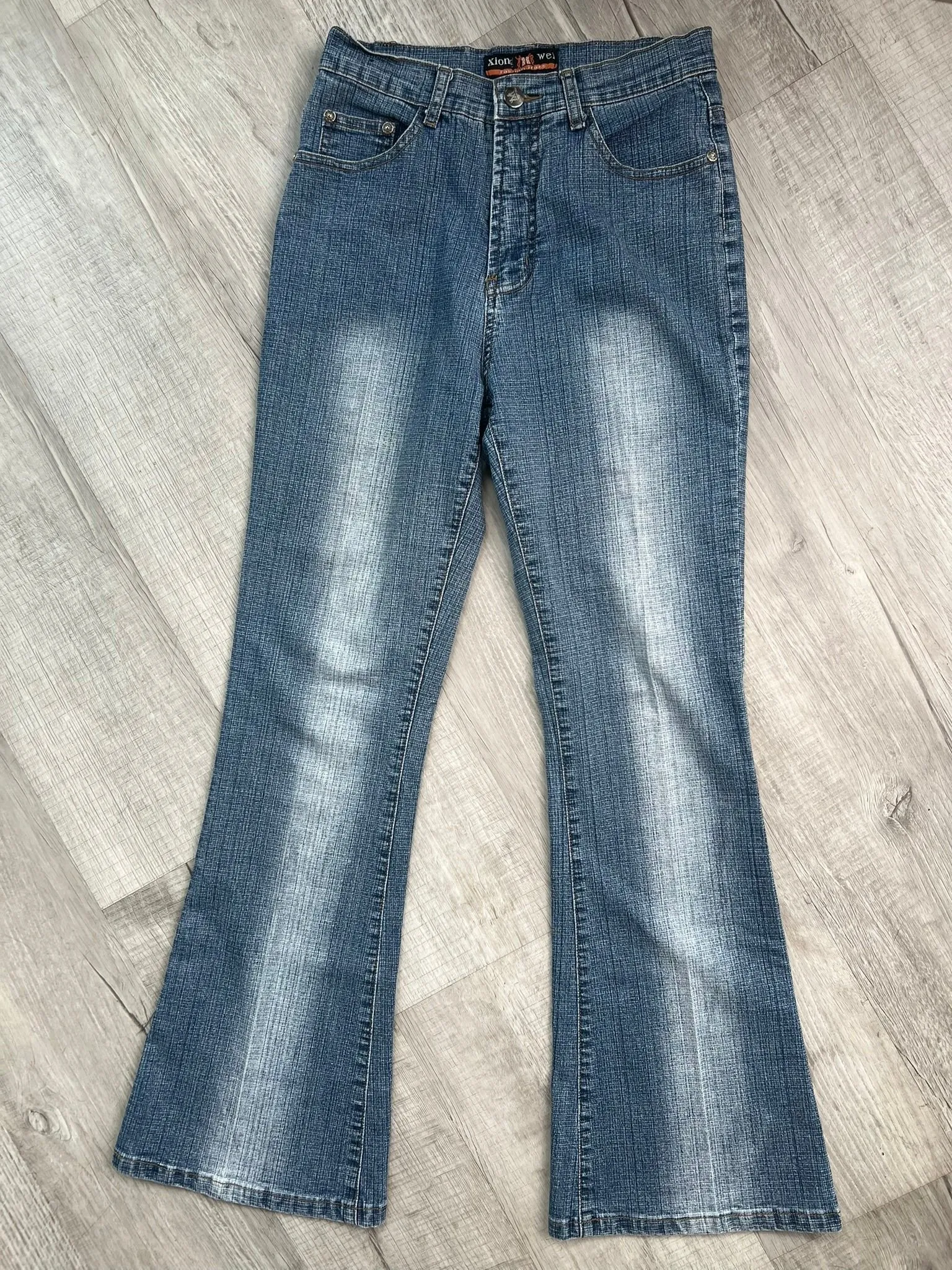 2000s Vintage Light Wash Denim Low Rise Jeans