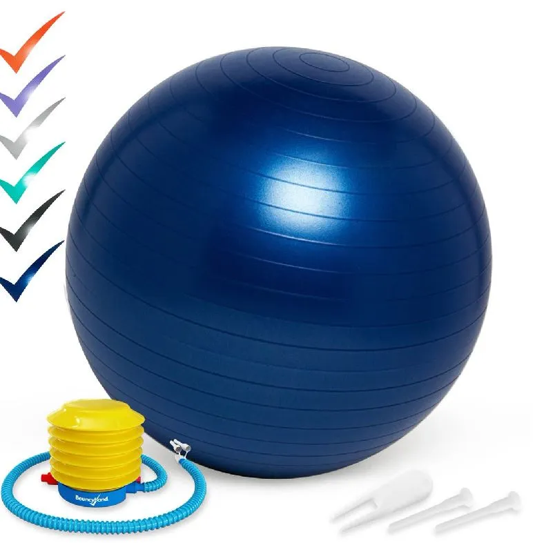 45cm Balance Ball Weighted Seat Blue