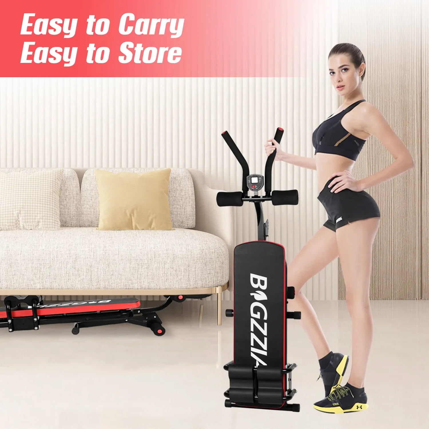 Abdominal Core Workout Machine Trainer Bench Equipment