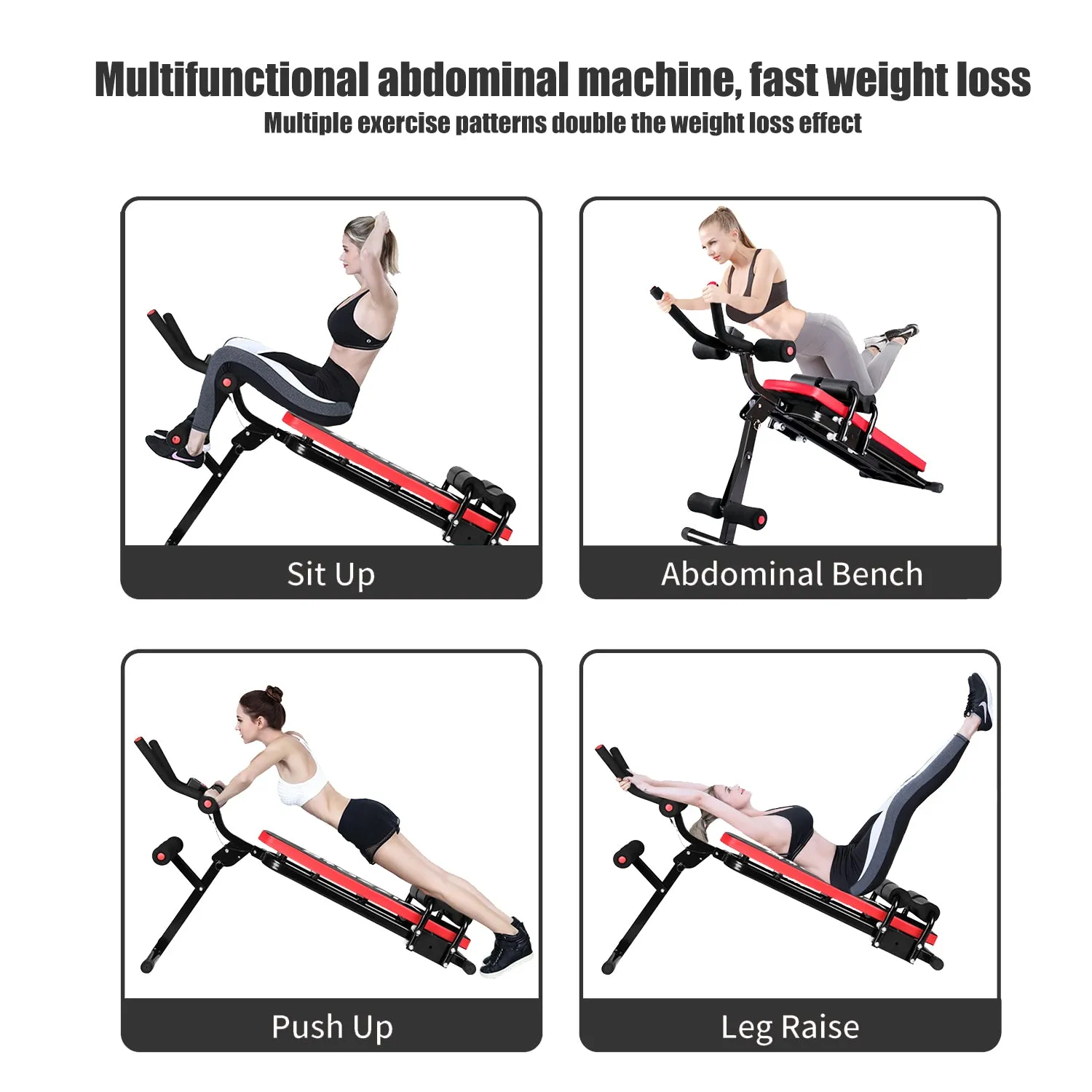 Abdominal Core Workout Machine Trainer Bench Equipment