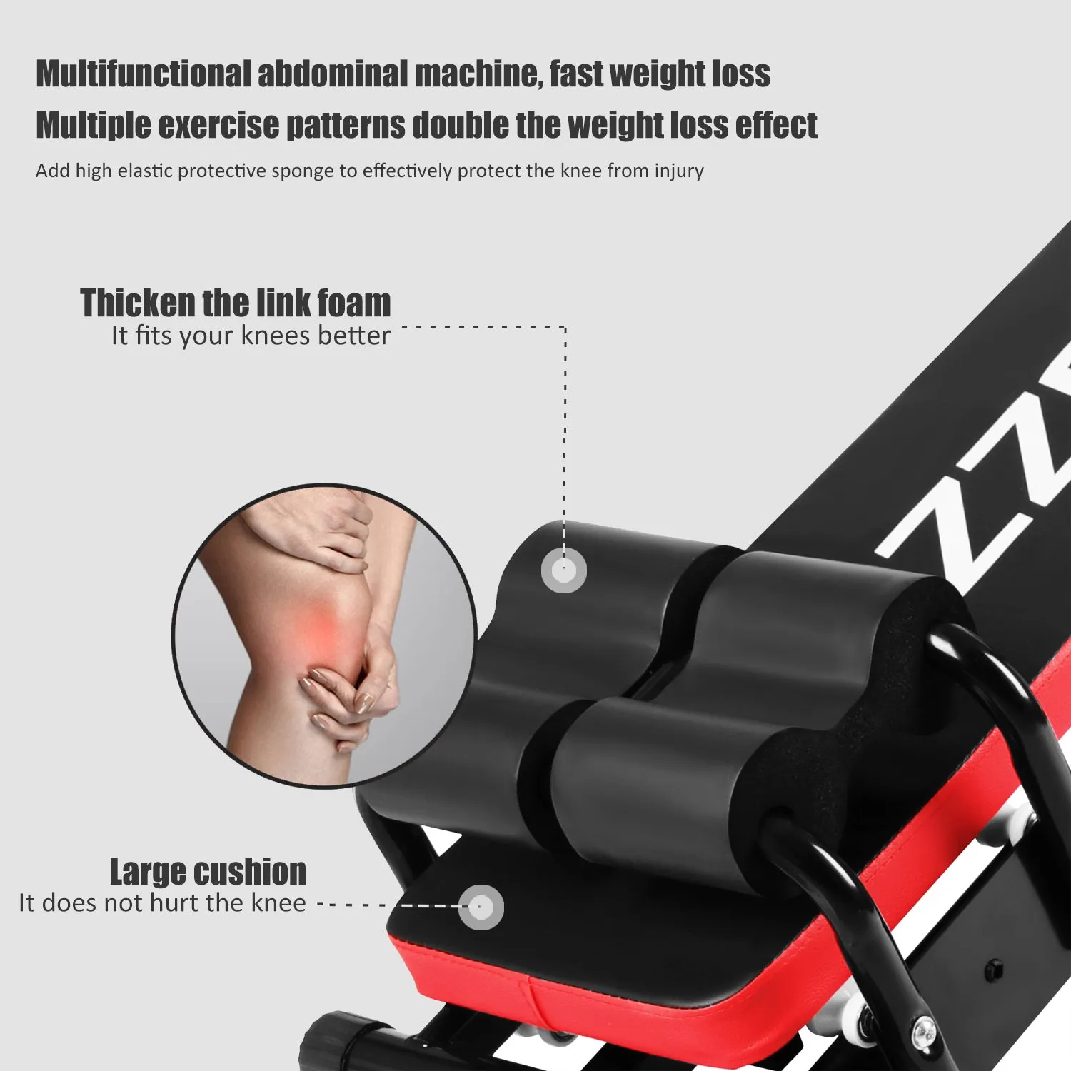 Abdominal Core Workout Machine Trainer Bench Equipment