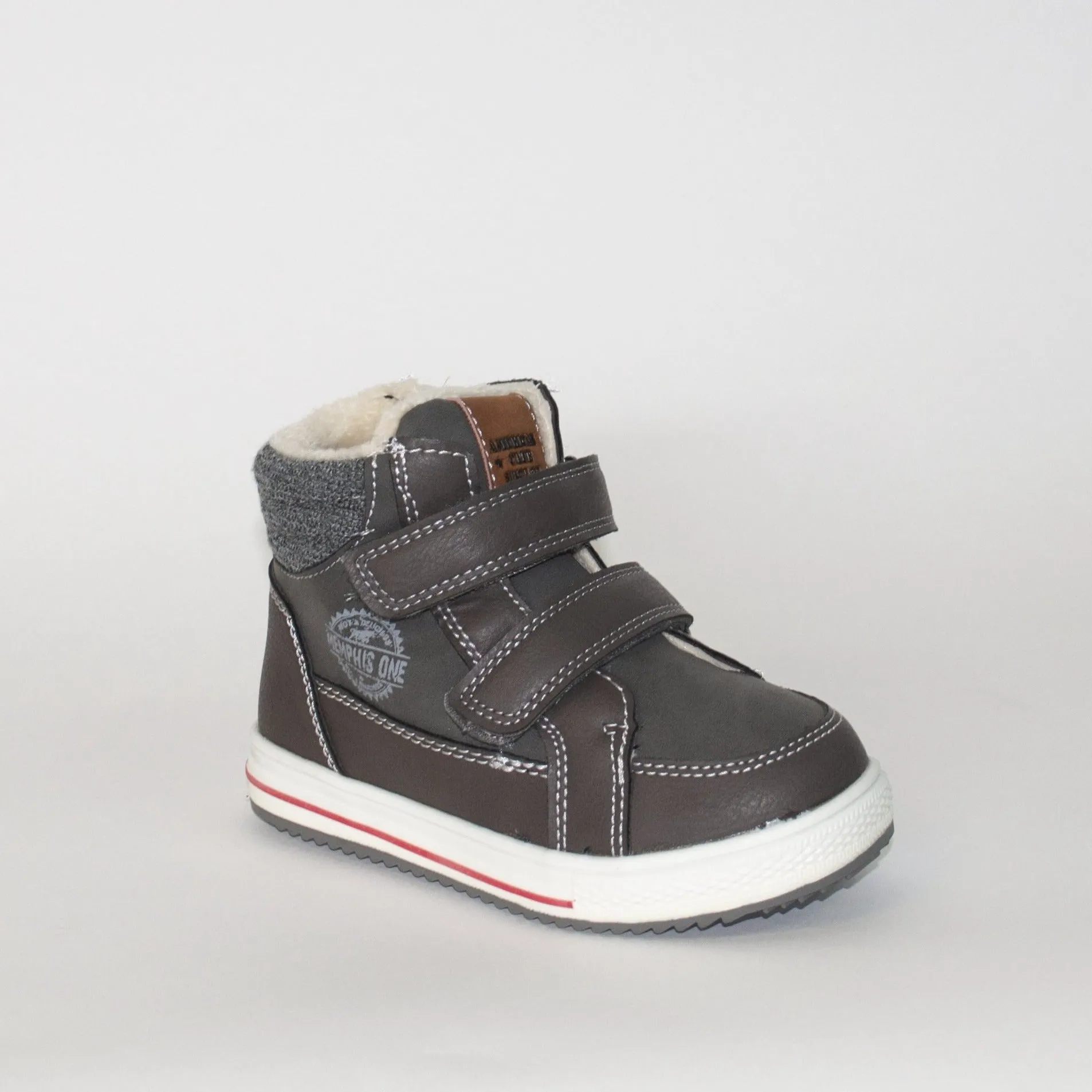 AC Boys' Brown Insulated Sneakers | 900/21-DBR