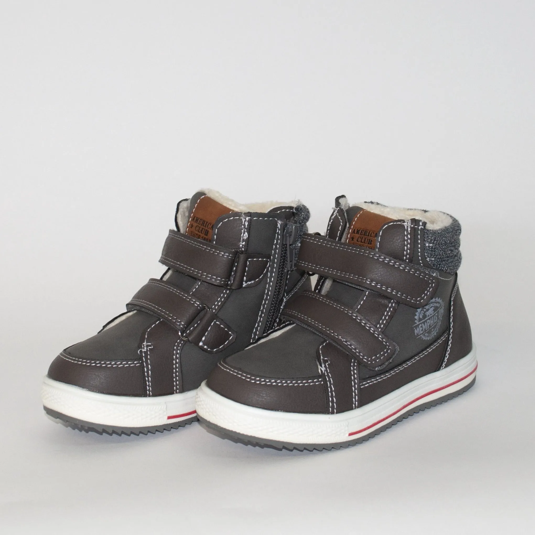 AC Boys' Brown Insulated Sneakers | 900/21-DBR