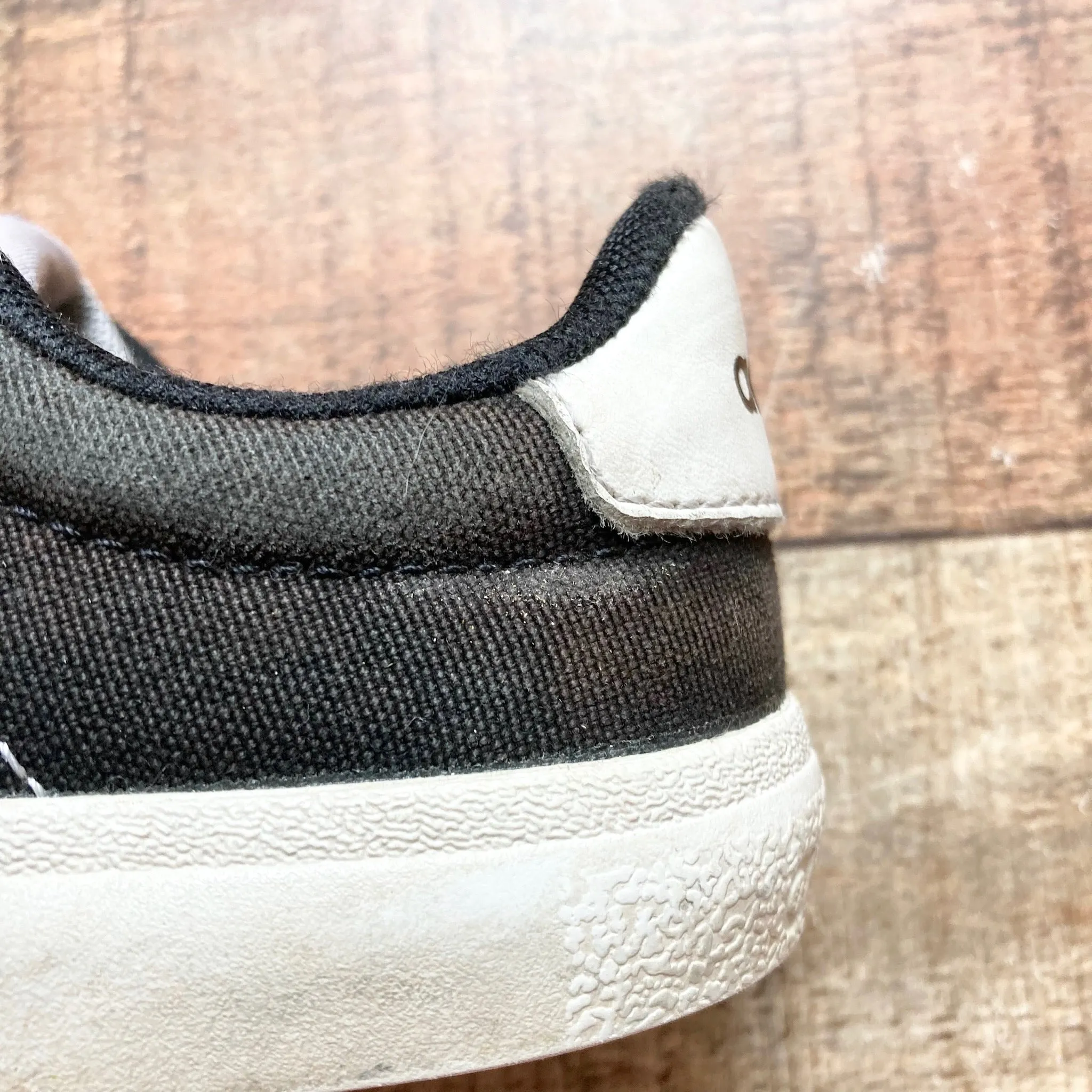 Adidas Black Canvas Velcro Sneakers-Size 10.5K (see notes)