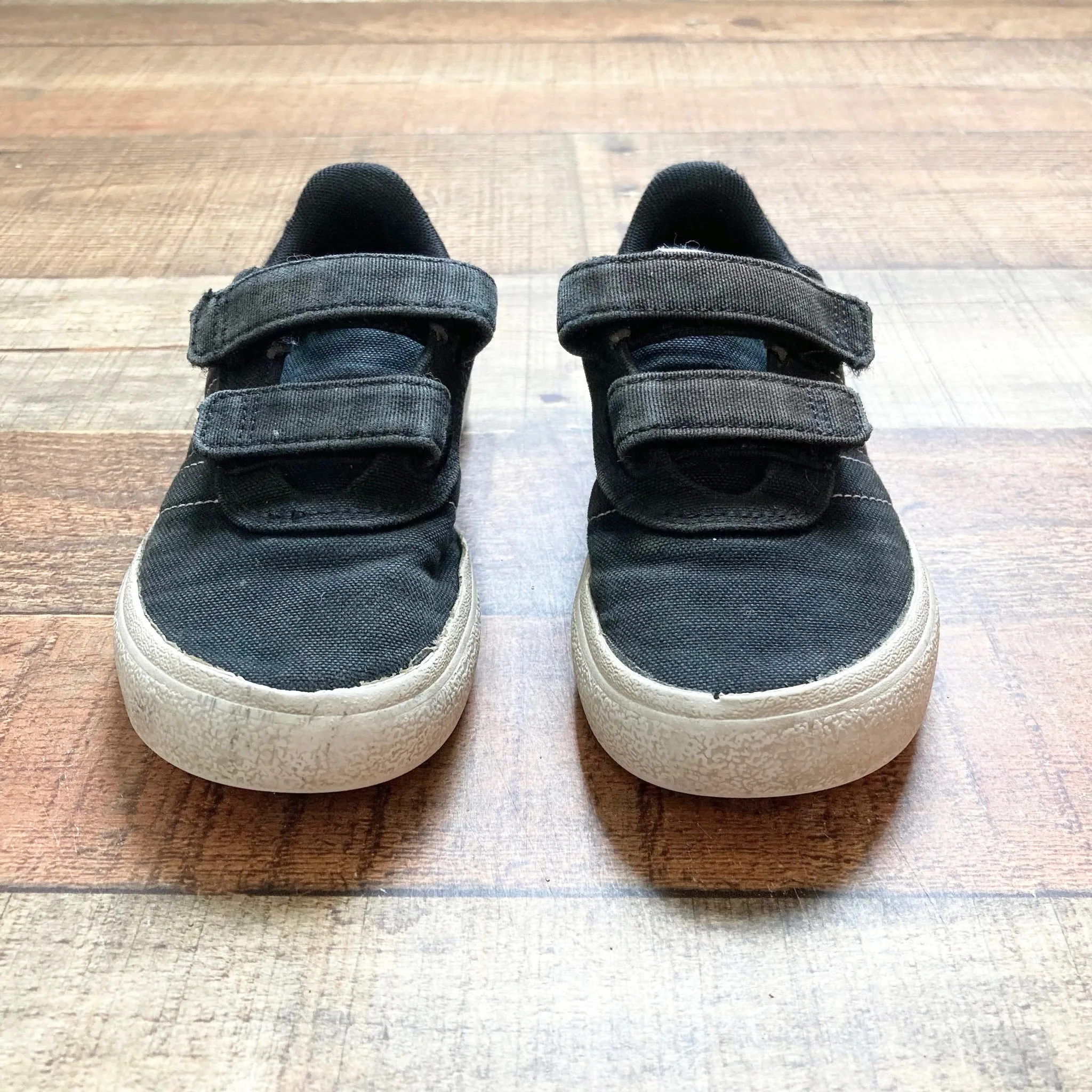 Adidas Black Canvas Velcro Sneakers-Size 10.5K (see notes)