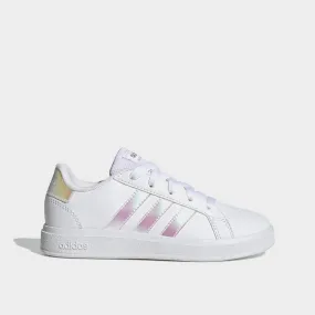 Adidas Youth Grand Court 2.0 Sneaker White/pink _ 182682 _ White