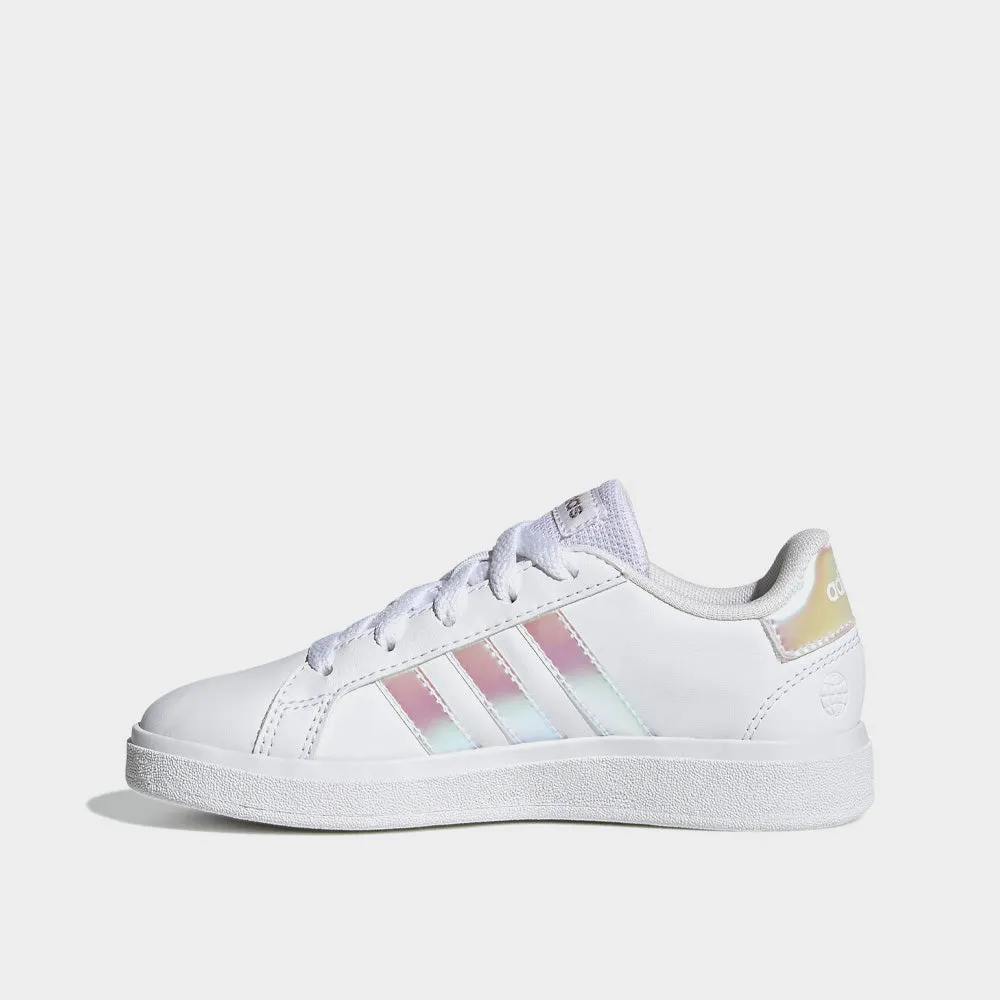 Adidas Youth Grand Court 2.0 Sneaker White/pink _ 182682 _ White