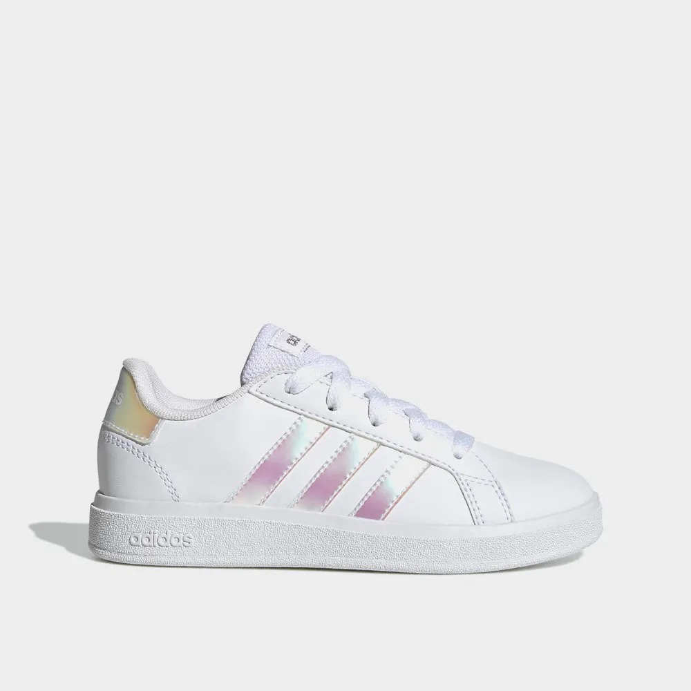 Adidas Youth Grand Court 2.0 Sneaker White/pink _ 182682 _ White