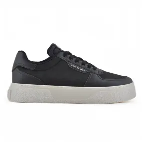 ARMANI EXCHANGE Fabric Allover Logo Sneakers XUX196-BLK