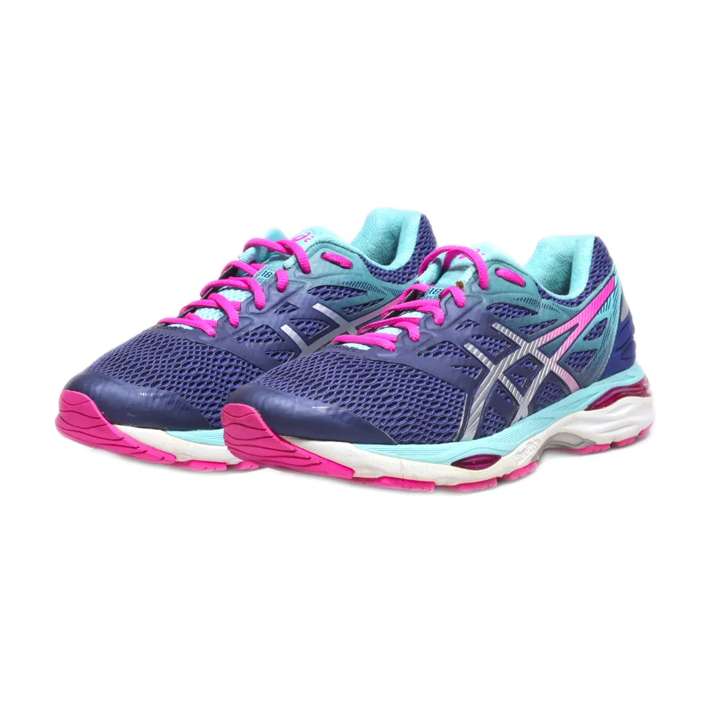 Asics Gel Cumulus 18 Sport Shoes Fabric Blue Colour For Women