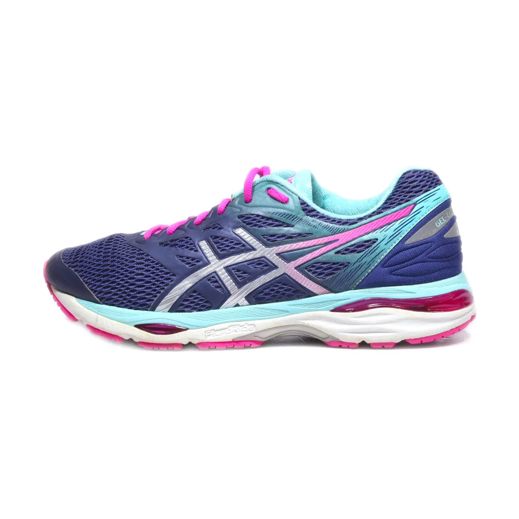 Asics Gel Cumulus 18 Sport Shoes Fabric Blue Colour For Women