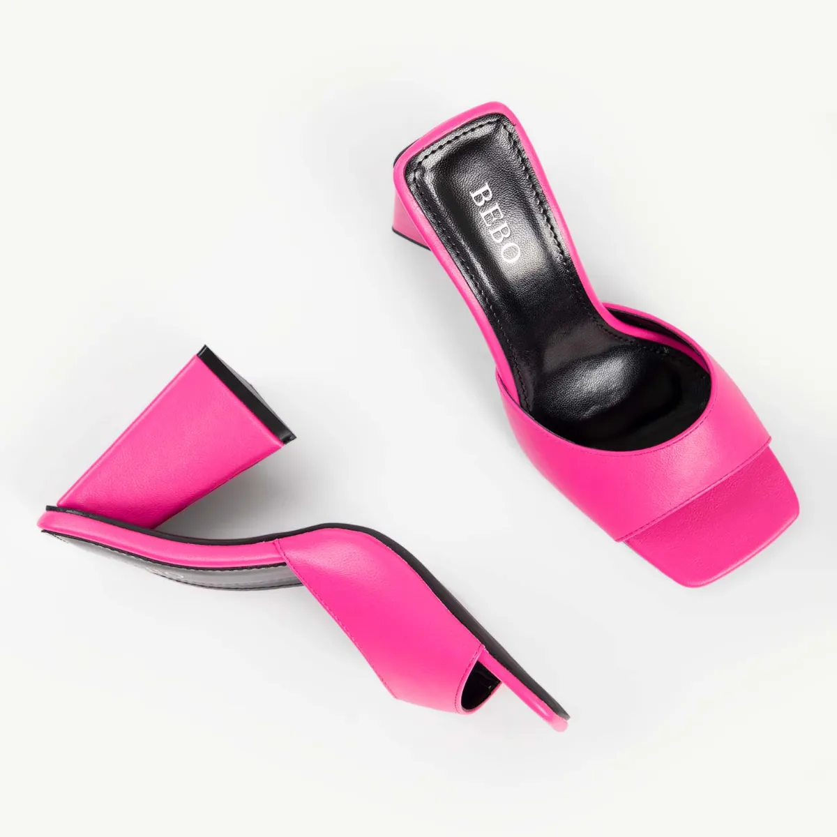 BEBO Kyrah Heeled Mule in Pink