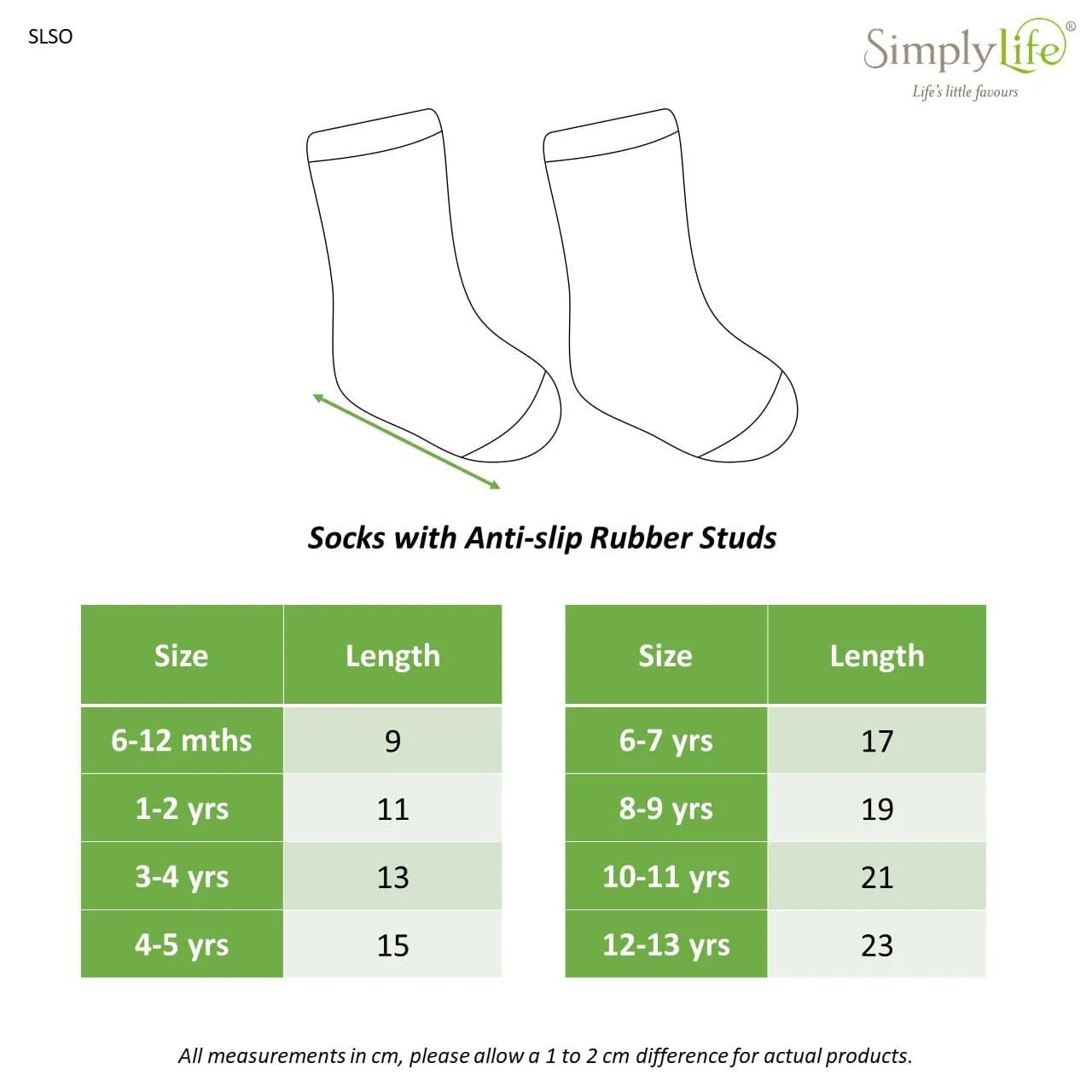 Black - Anti-slip Bamboo Socks (2 Pairs) - Kids