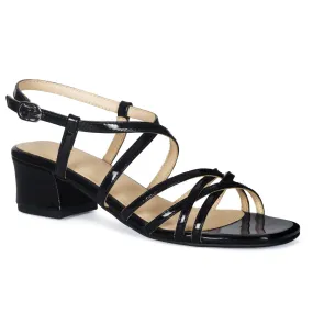 Block Heel Sandals in Black