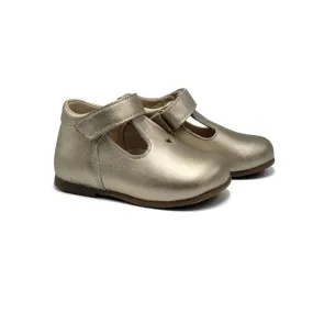 Blublonc Amore Gold Hearts Baby Shoe