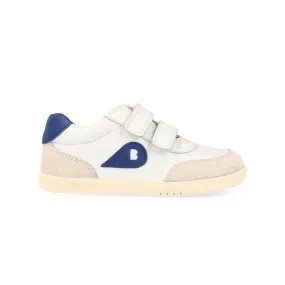 Bobux I-Walk Champ Shoes - Chalk   Gentian Blue