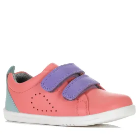 Bobux I-Walk Grass Court 640508 Ocean Coral Combo