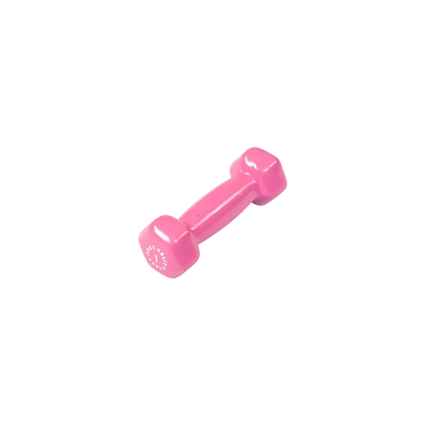 Bodysolid Pink 1lb Vinyl Dumbbell