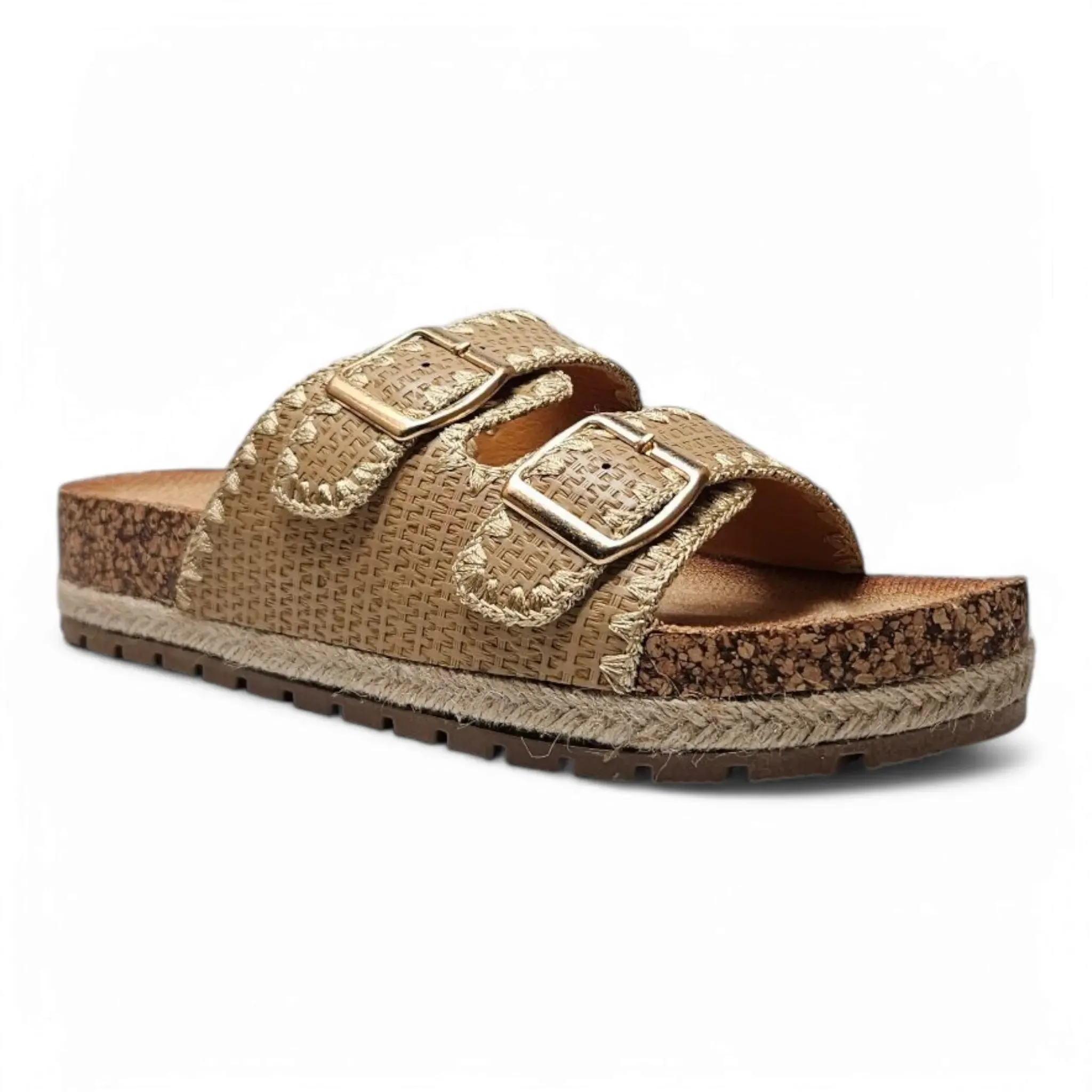 Clash Double Buckle Slide