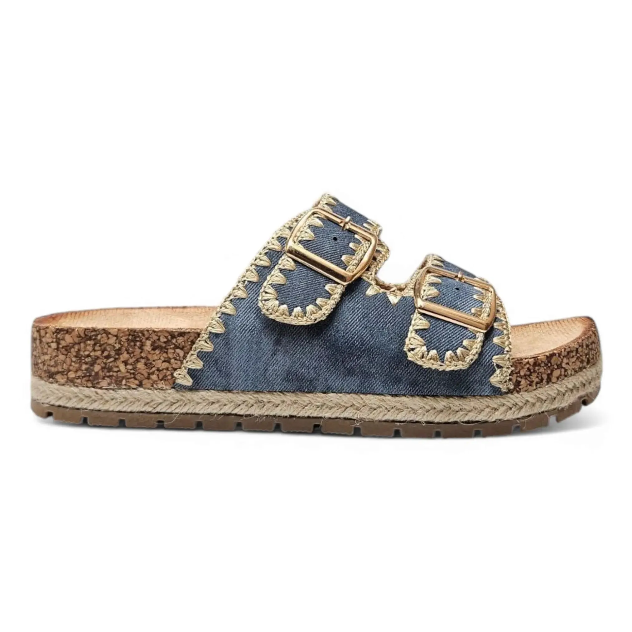 Clash Double Buckle Slide