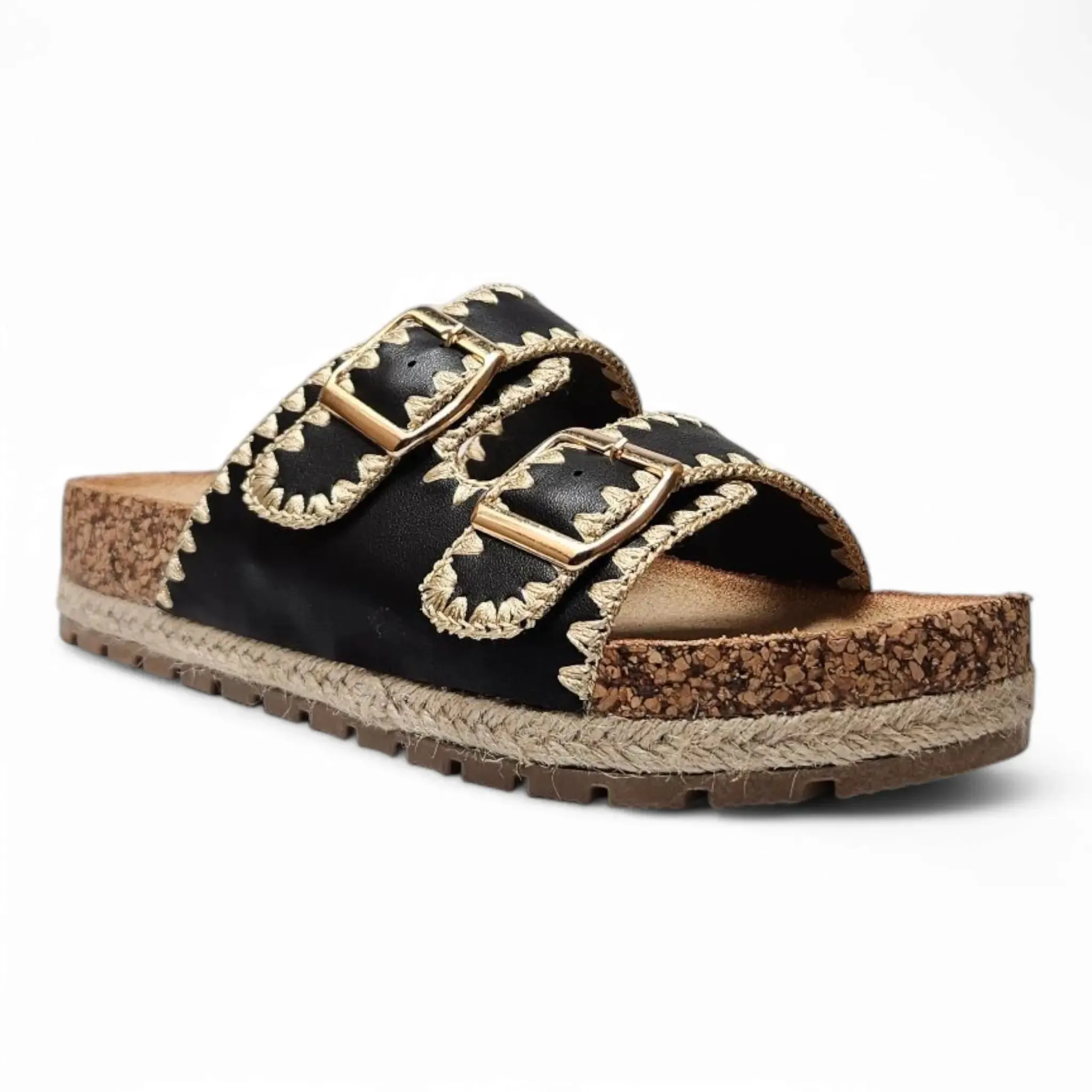 Clash Double Buckle Slide