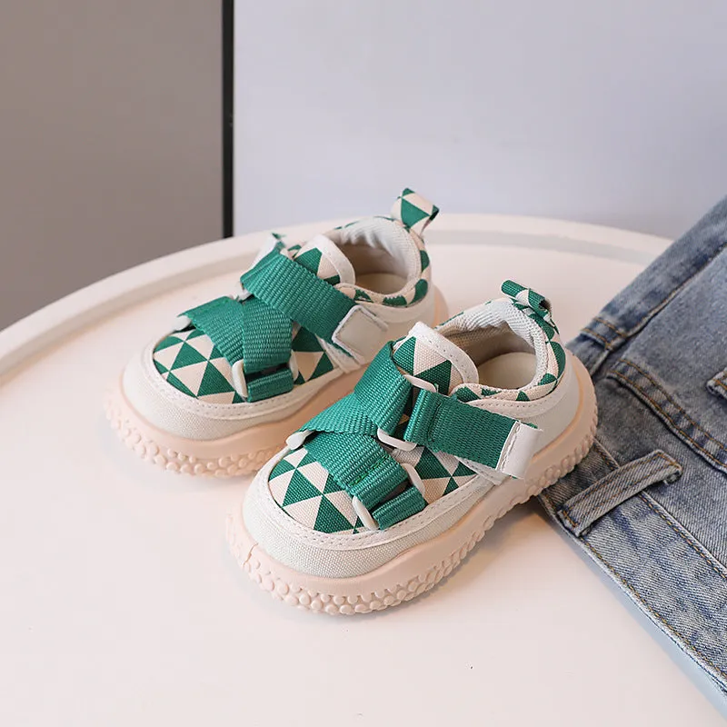 Cross Strap Canvas Sneaker
