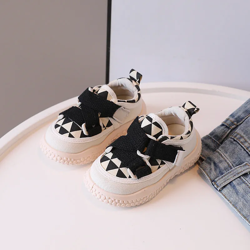 Cross Strap Canvas Sneaker