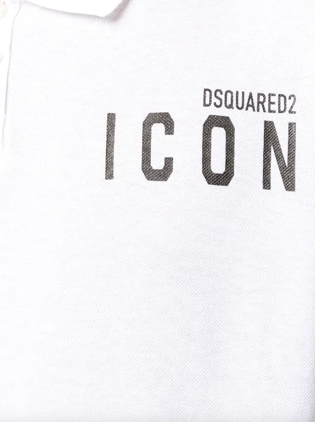 Dsquared2 mini icon tennis polo shirt