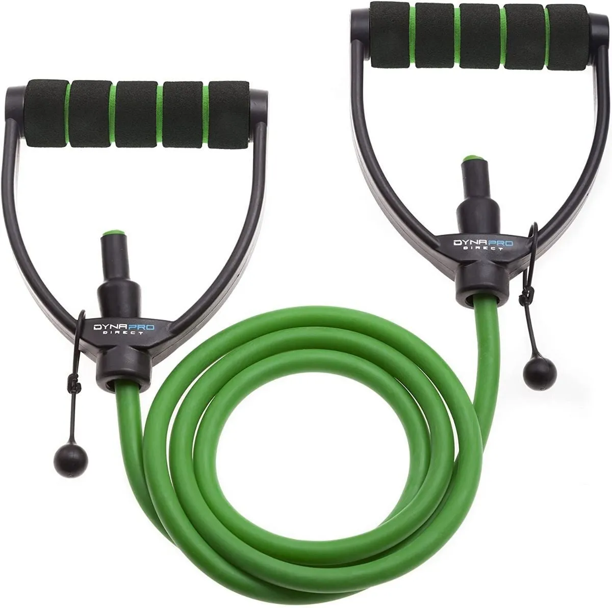 DYNAPRO Exercise Resistance Bands, Adjustable Length Comfort Handles Professional Quality Anti-Snap Great for Workouts Physical Therapy Yoga