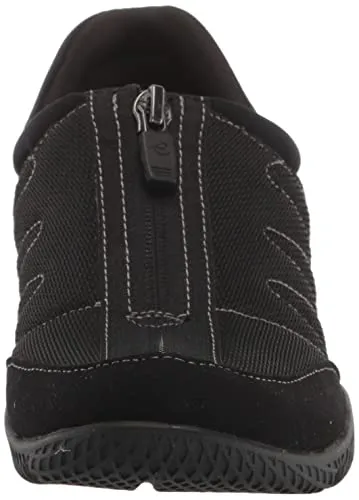 Easy Spirit Women's Bestrong2 Sneaker, Black Mesh, 9 Wide