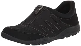 Easy Spirit Women's Bestrong2 Sneaker, Black Mesh, 9 Wide