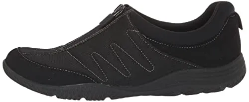 Easy Spirit Women's Bestrong2 Sneaker, Black Mesh, 9 Wide