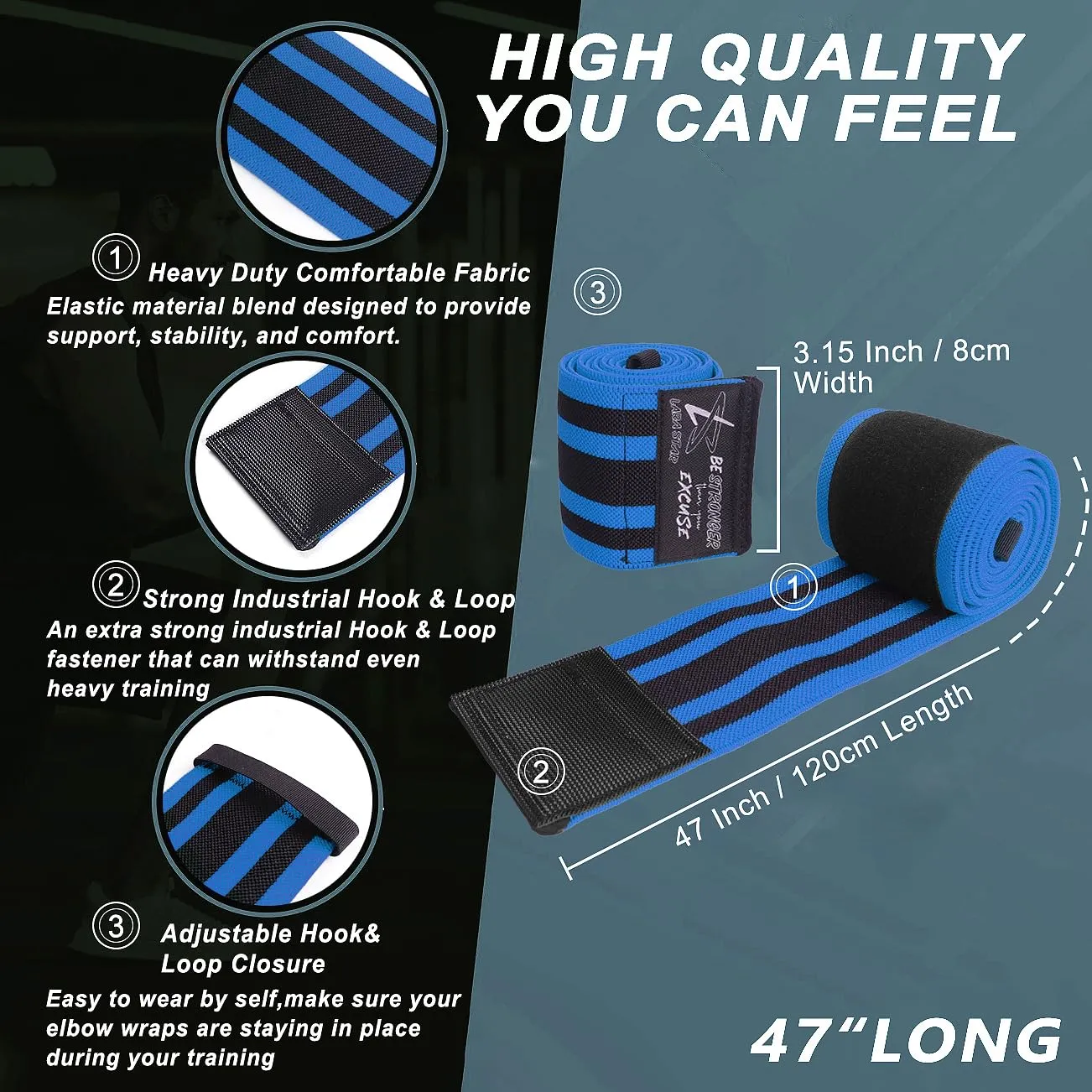 Elbow Wraps for Weightlifting