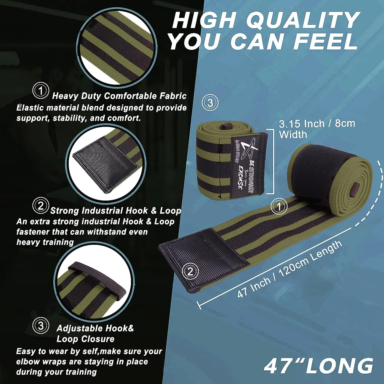 Elbow Wraps for Weightlifting