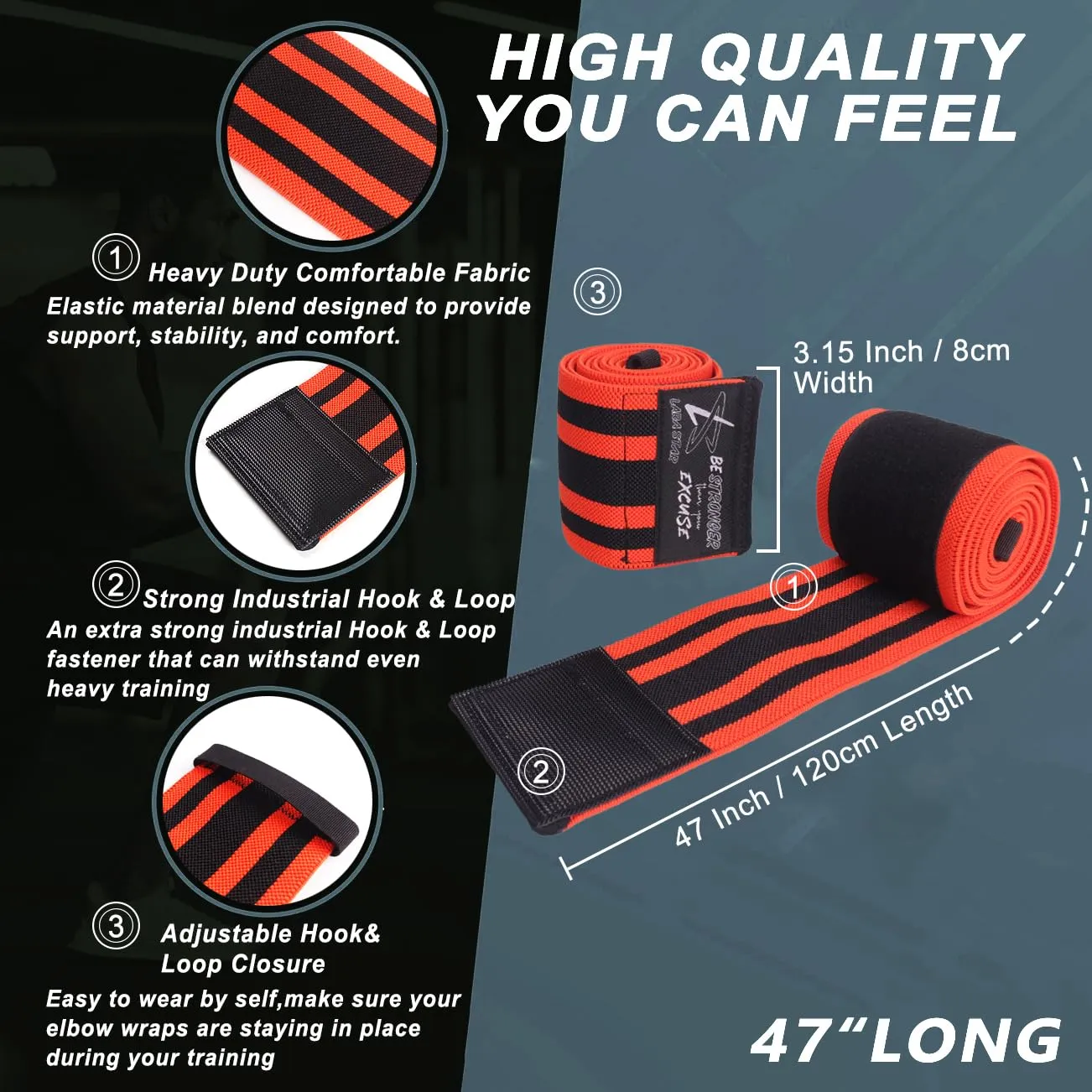 Elbow Wraps for Weightlifting