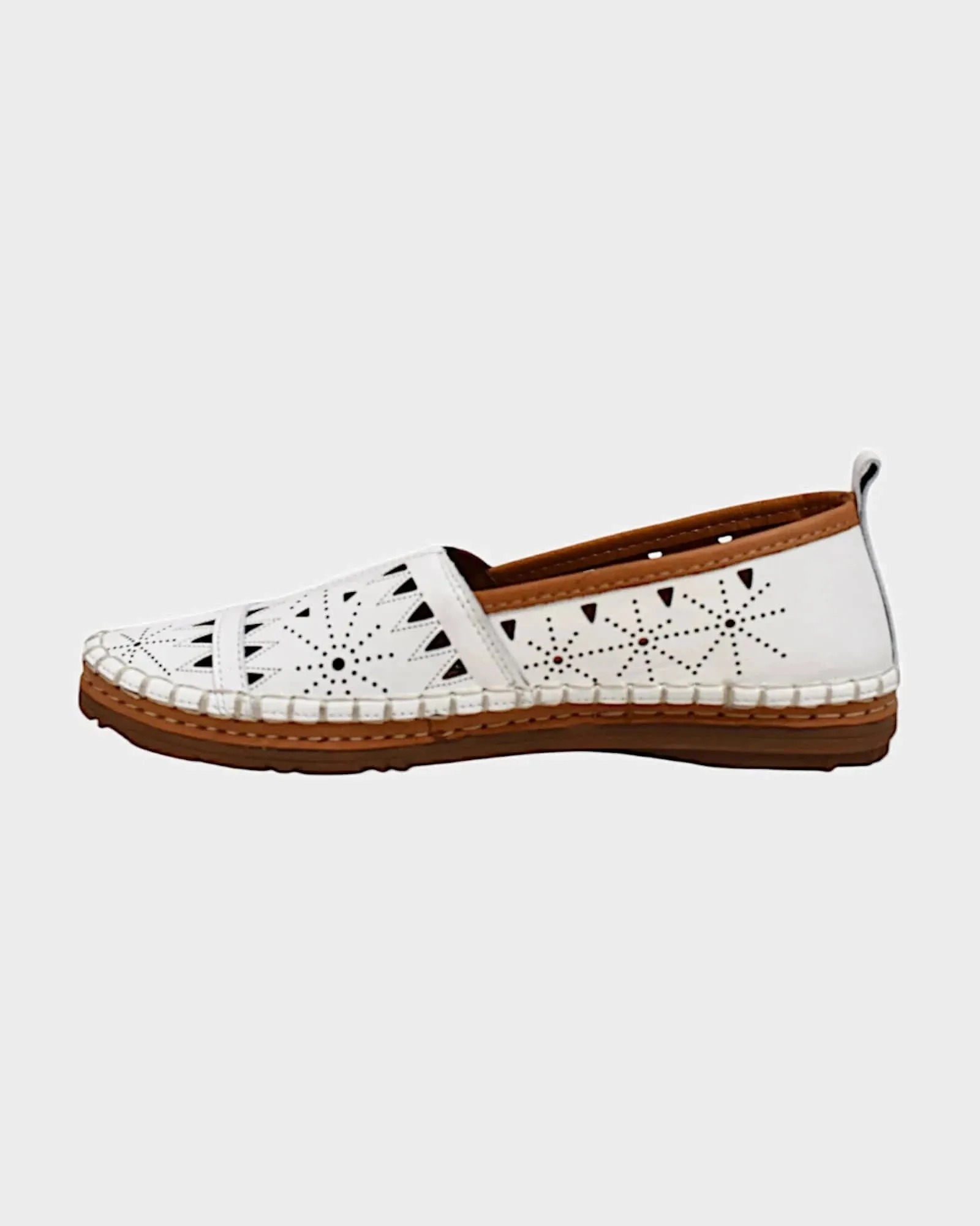 Everly Women's Emily 01 Slip Ons- White