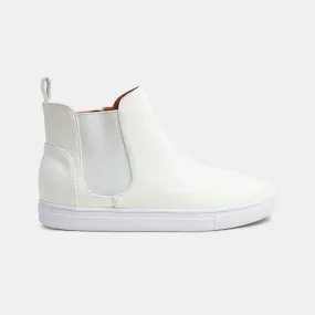Faux Suede Elastic Side Panel Sneakers