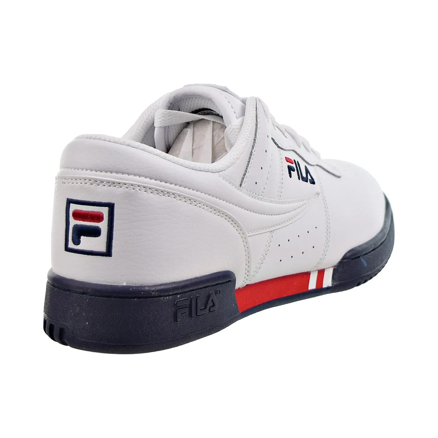 Fila Original Fitness OP Men's Shoes White-Fila Navy-Fila Red