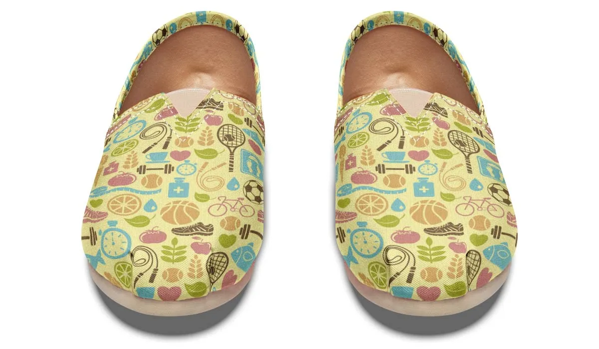 Fitness Training Pattern Casual Shoes