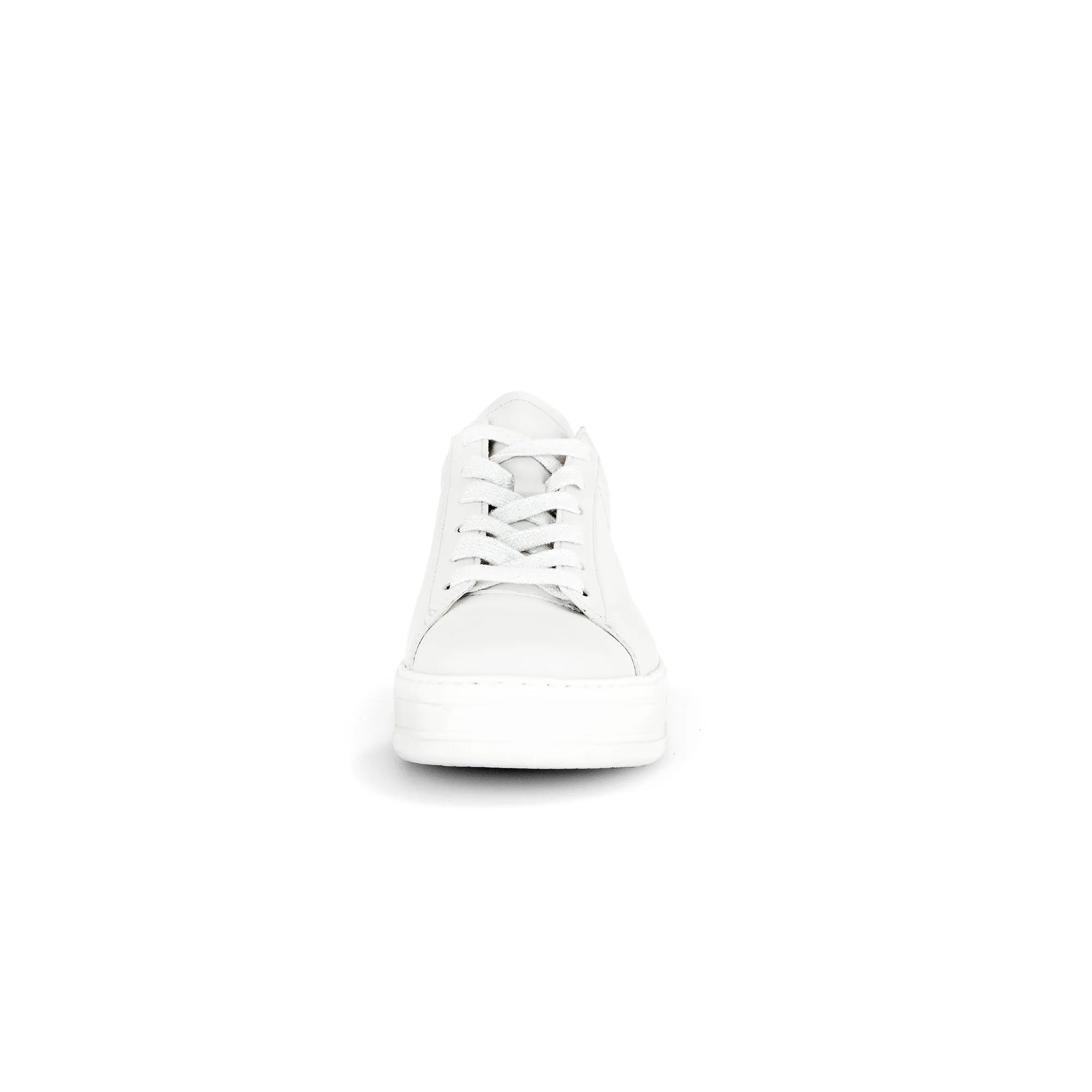 Gabor 46.395.62 Keystone Ladies White Leather Lace Up Trainers