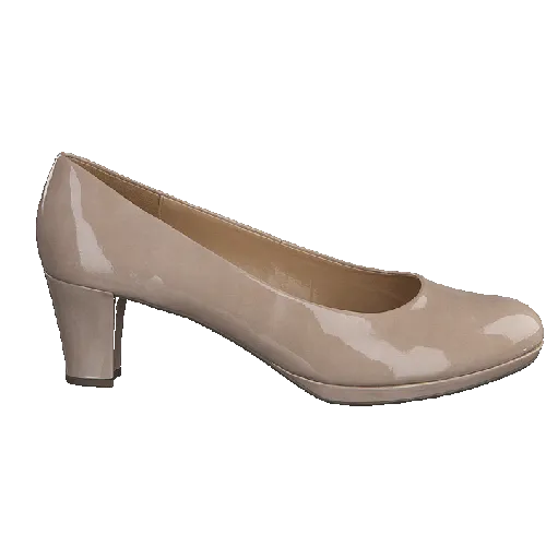 Gabor Dressy Heeled Pumps - 61.260 - Nude Patent