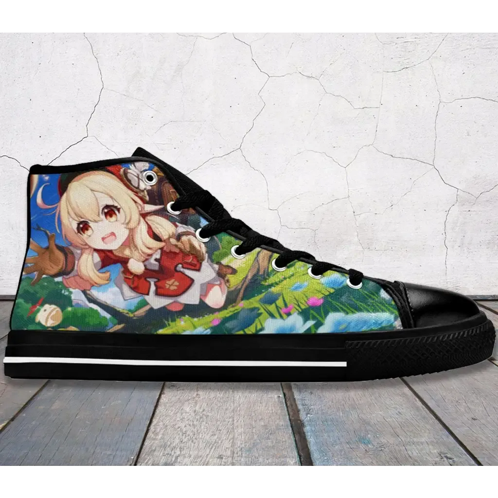 Genshin Impact shoes Klee Impact Shoes High Top Sneakers for Kids and Adults