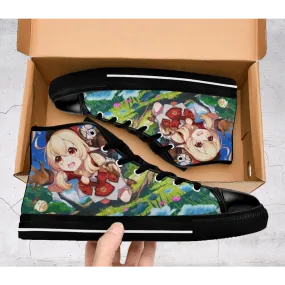 Genshin Impact shoes Klee Impact Shoes High Top Sneakers for Kids and Adults