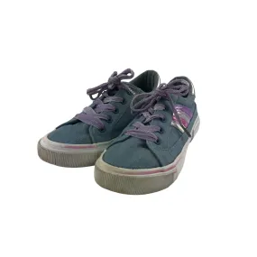 George Trainers Shoe Size 4 Blue Denim Style Canvas Shoes