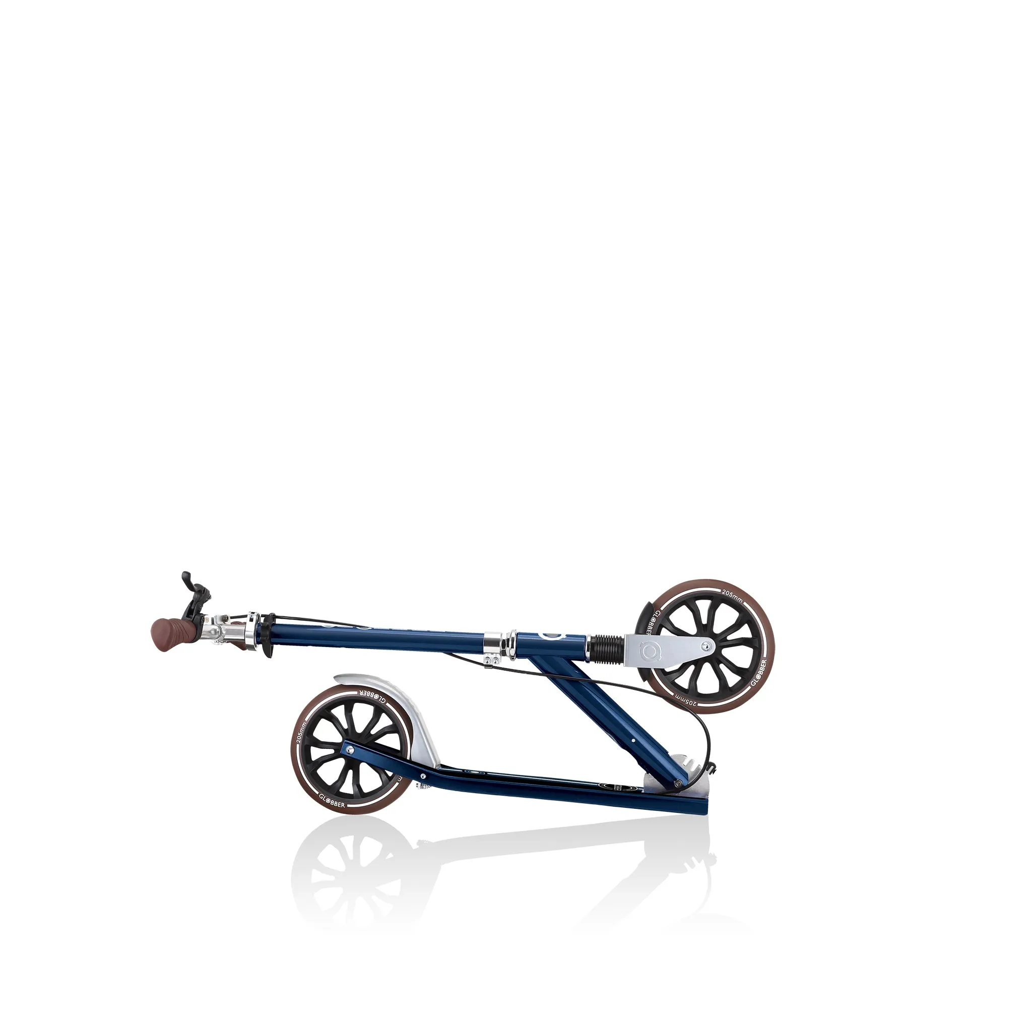 Globber NL 205 Deluxe Foldable Scooter - Vintage Blue (8Y )