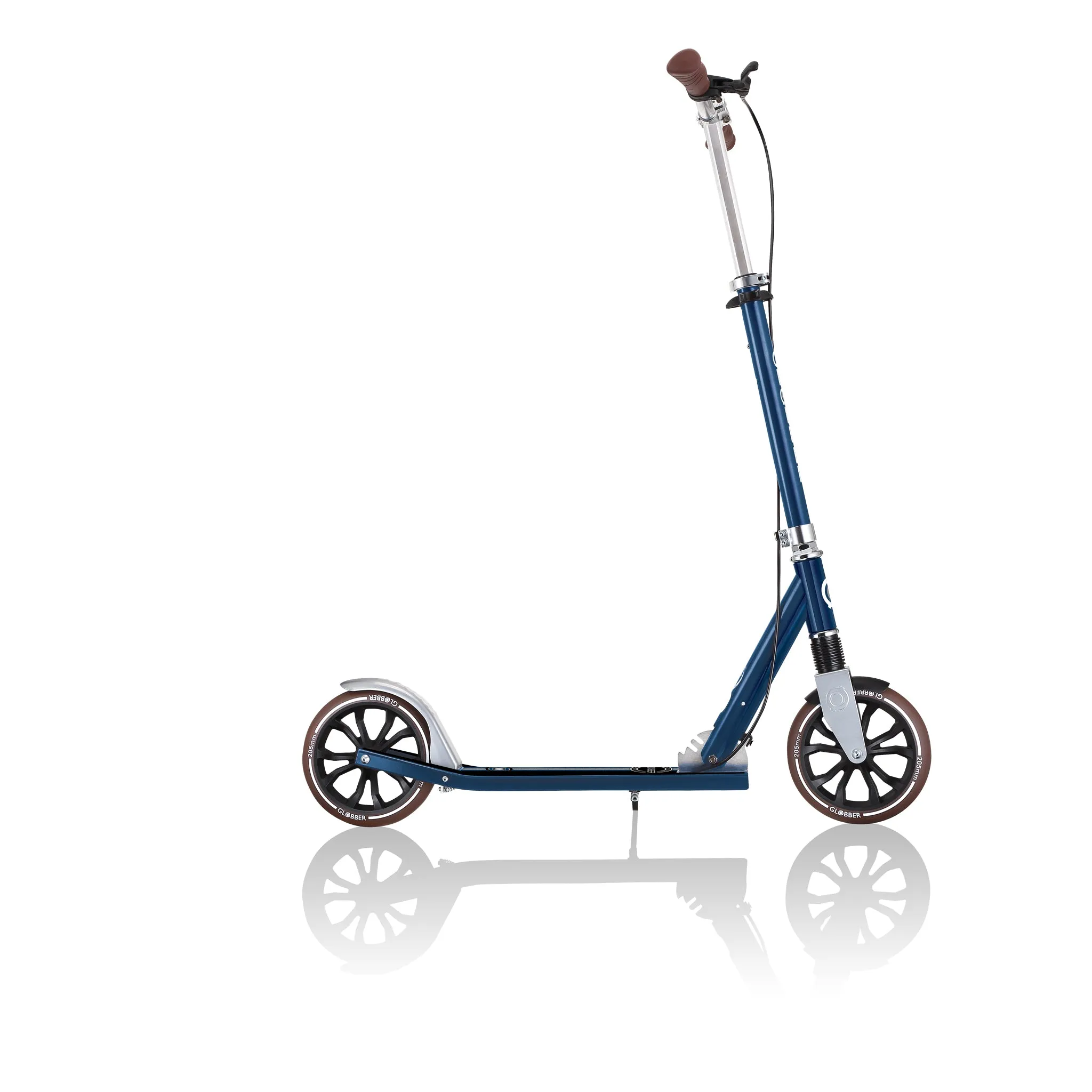 Globber NL 205 Deluxe Foldable Scooter - Vintage Blue (8Y )
