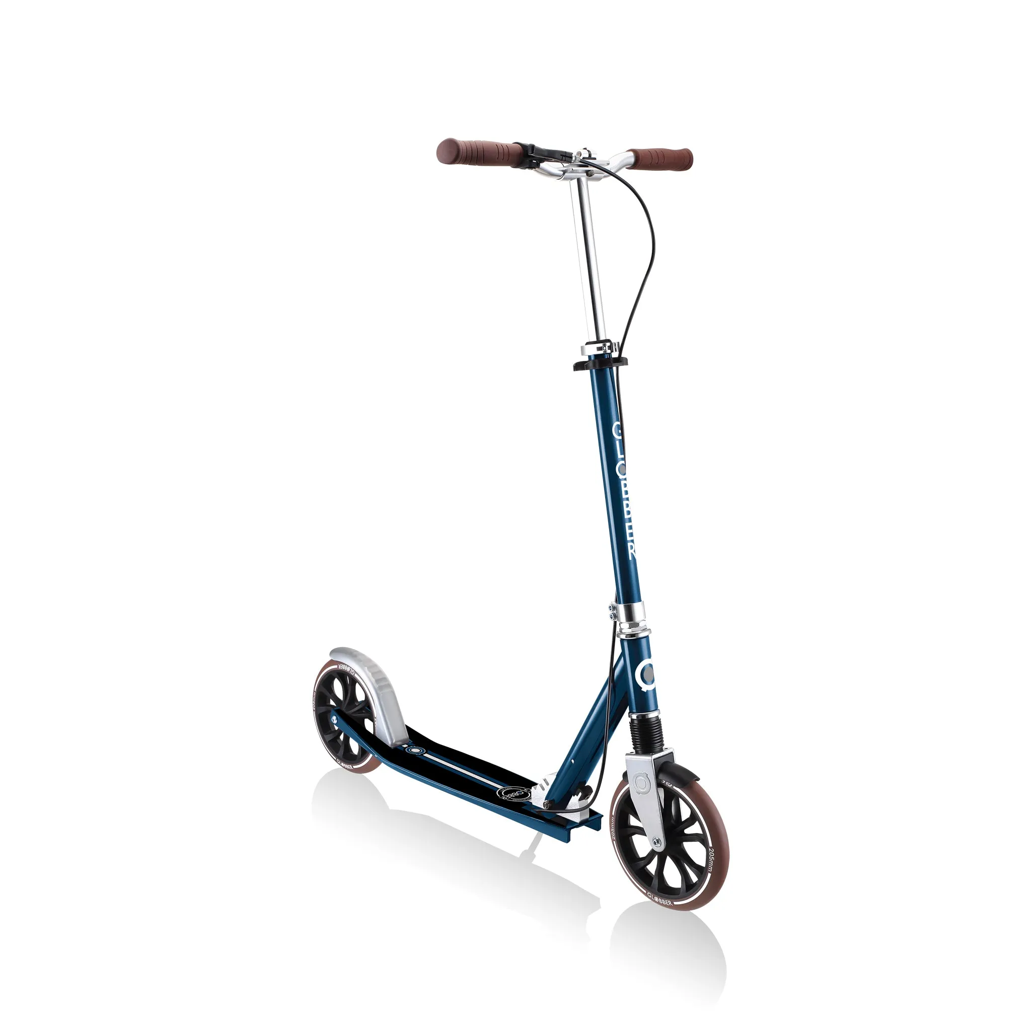 Globber NL 205 Deluxe Foldable Scooter - Vintage Blue (8Y )