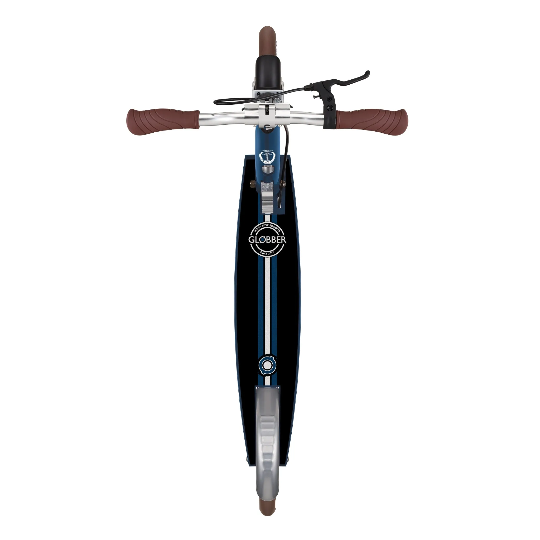 Globber NL 205 Deluxe Foldable Scooter - Vintage Blue (8Y )