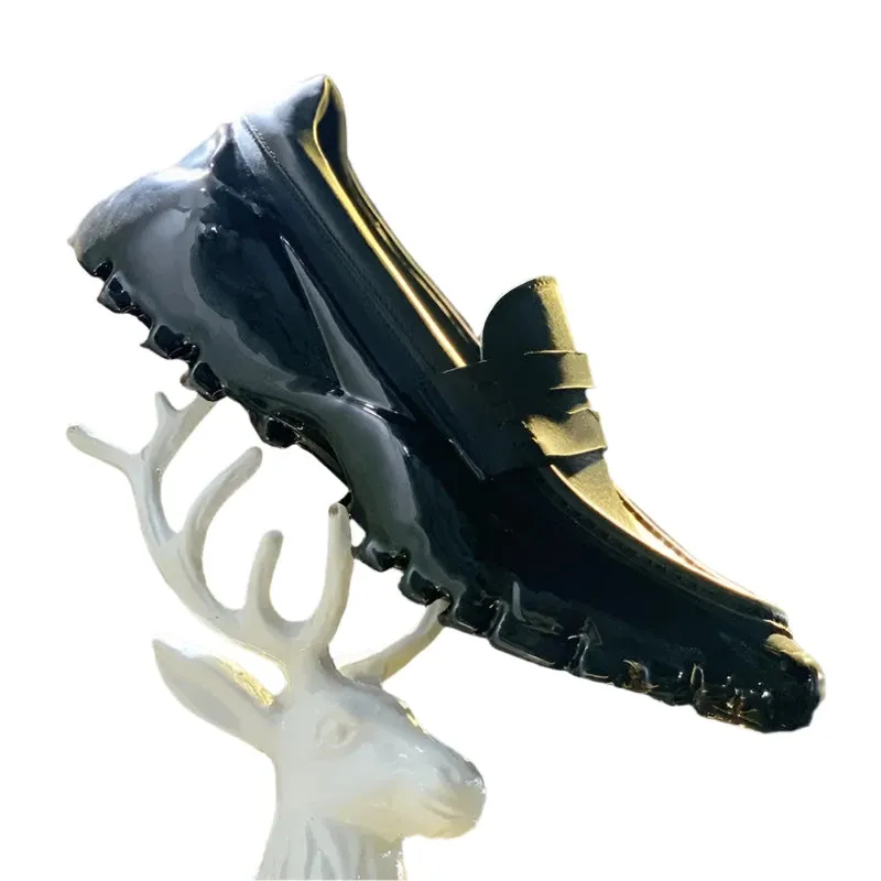 Gothic Thick Platform Loafers