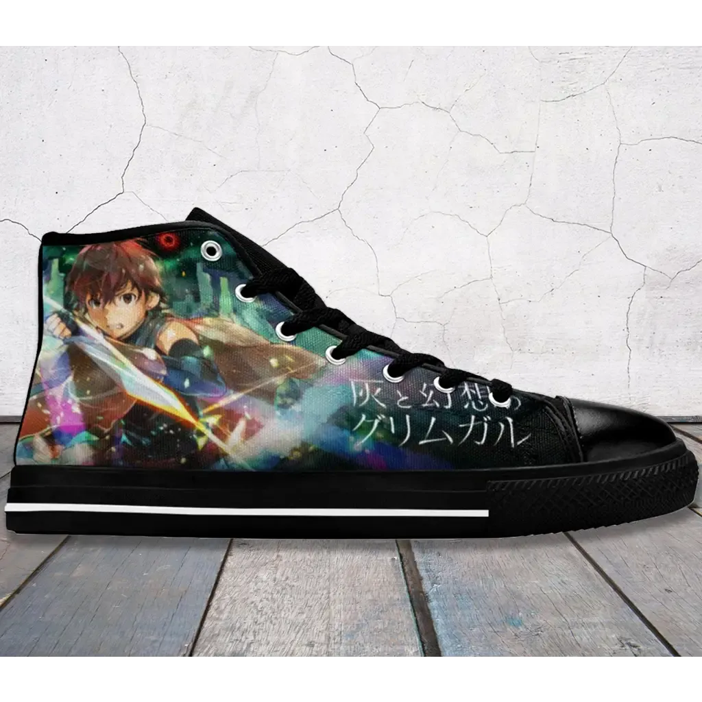 Grimgar of Fantasy and Ash Hai to Gensou no Grimgar Shoes High Top Sneakers for Kids and Adults